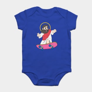 Jesus Skate: Lord of the Board Baby Bodysuit